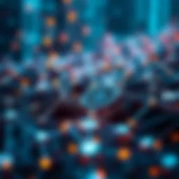 An intricate network of blockchain connections