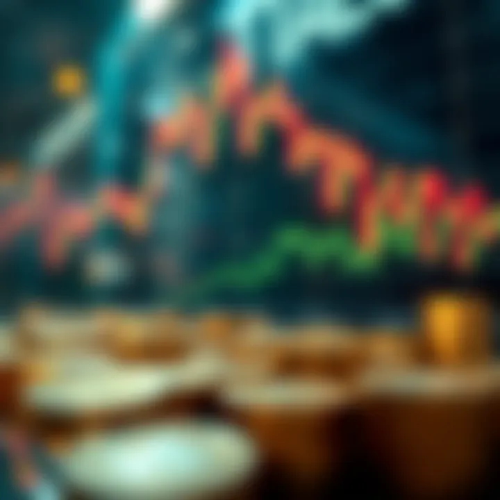 An abstract representation of cryptocurrency market dynamics