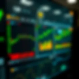 A dynamic cryptocurrency trading dashboard displaying real-time data