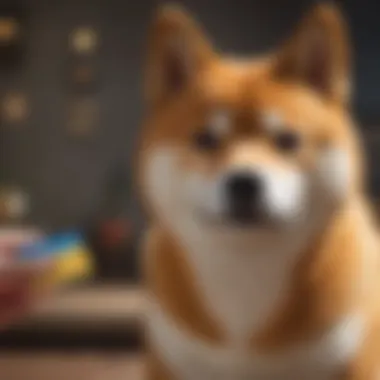 Representation of Shiba Inu credit card features