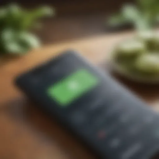 An illustration showcasing the user interface of the Wasabi wallet.