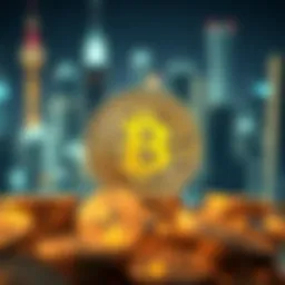 Visual representation of cryptocurrency concepts