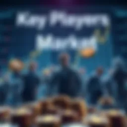 Cryptocurrency market overview with key players